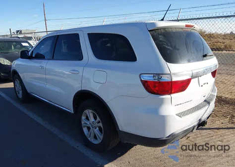 2013 Dodge Durango Sxt z USA, uszkodzony, nr VIN 1C4RDHAGXDC575877